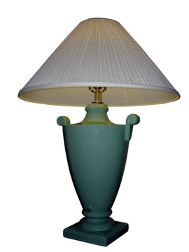 白色和Green Lamp