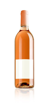 一瓶粉紅葡萄酒