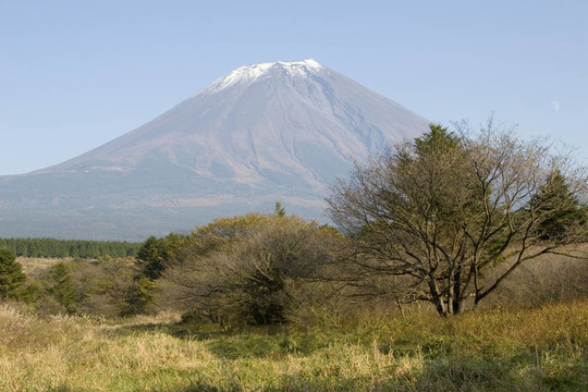 秋天的富士山