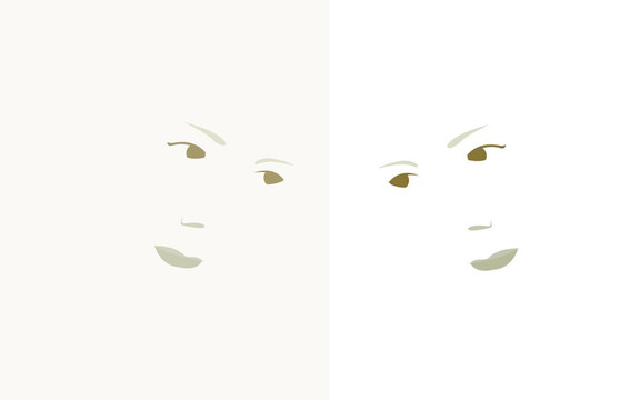 面對