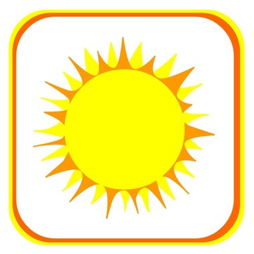程式化的太陽