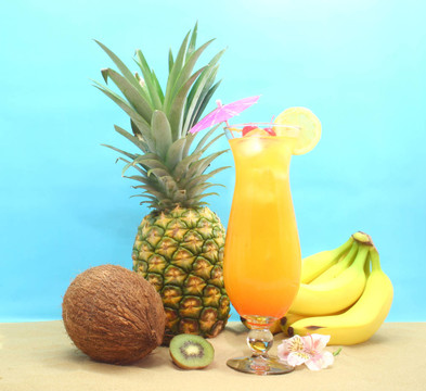 水果和熱帶飲料