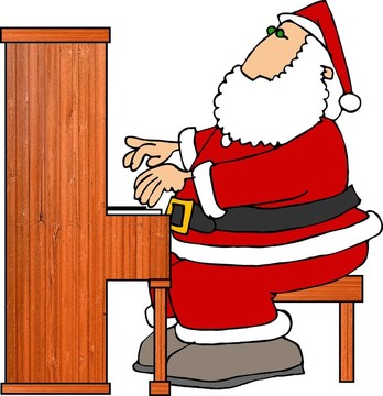 Santa彈鋼琴