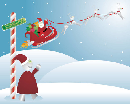 santabots雪橇