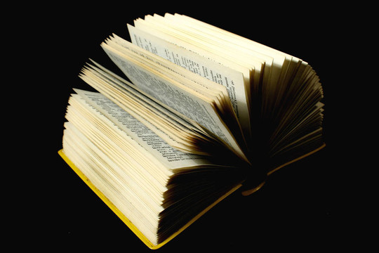 打開的書