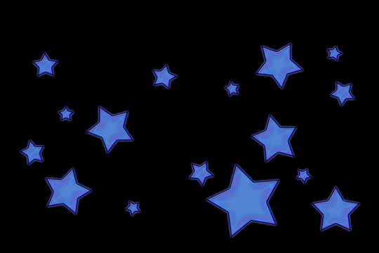 藍(lán)色的星星