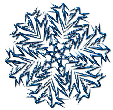 雪花的圖案