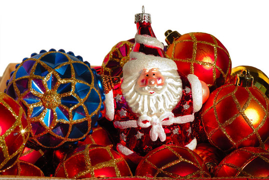 圣誕裝飾品和Santa