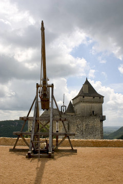 投石機(jī)在Castelnaud；法國