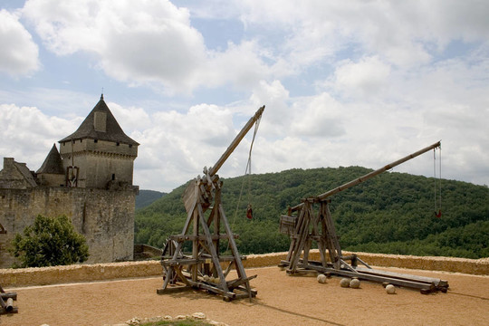 投石機(jī)在Castelnaud；法國