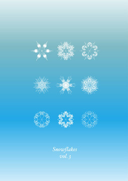 雪花圖標(biāo)集