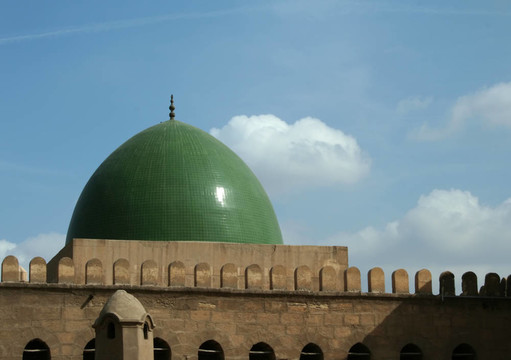 Mohammed Ali清真寺的綠色圓頂