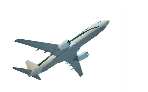 飛機模型的分離