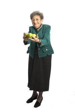 高級女人與蘋果