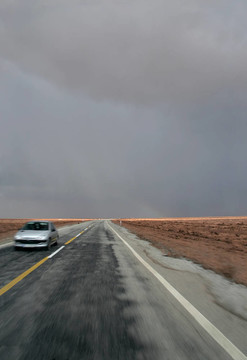 在Desert的路上