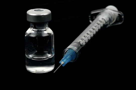 藥物瓶和注射器