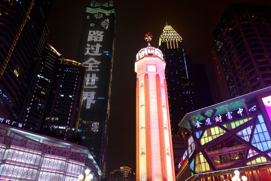 重慶解放碑夜景