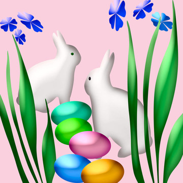 復(fù)活節(jié)兔子的藝術(shù)