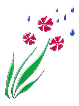 雨中花園藝術(shù)