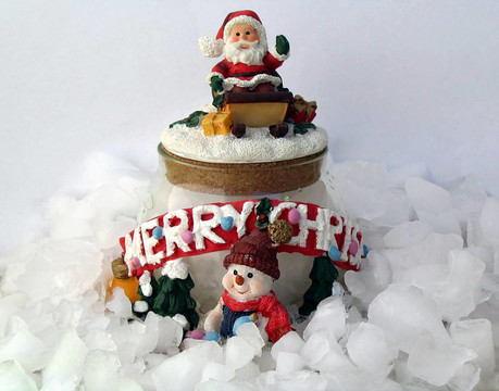 Santa冰上