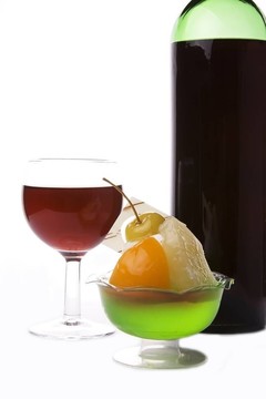 葡萄酒和甜點(diǎn)