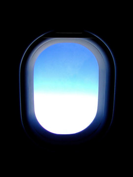 飛機(jī)的窗口