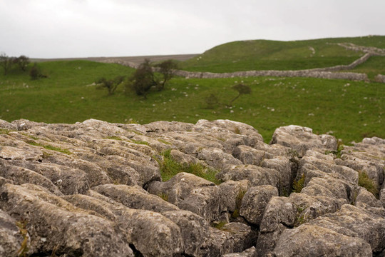 在約克郡山谷的Malham