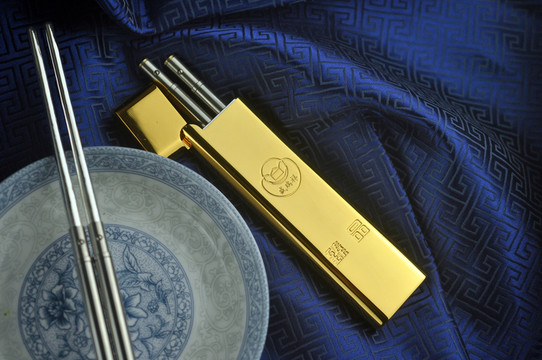 折疊銀筷
