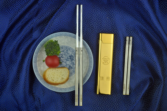 折疊銀筷