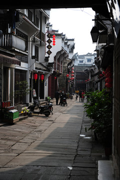 安徽屯溪老街 石板路