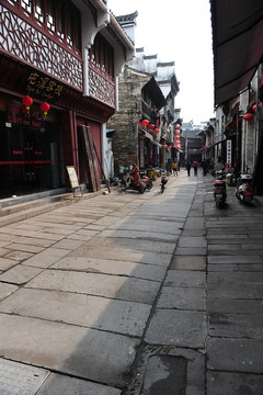 安徽屯溪老街 石板路