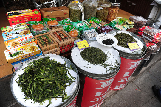 安徽屯溪老街 茶葉