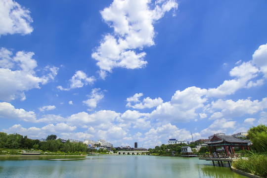 碧水藍天 青州風(fēng)光