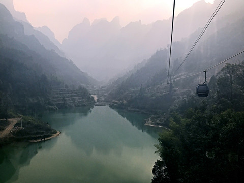 張家界 天門山 著名景點 旅游