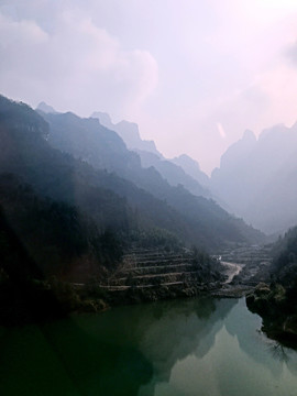 張家界 天門山 著名景點 旅游