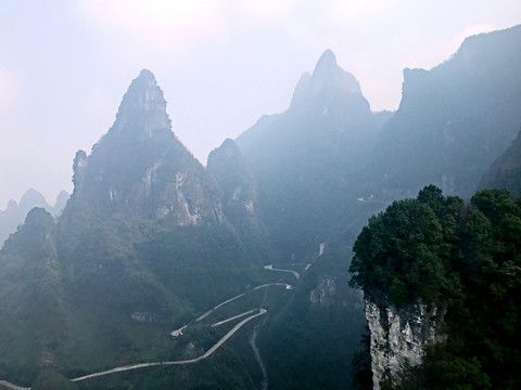 張家界 天門山 著名景點(diǎn) 旅游