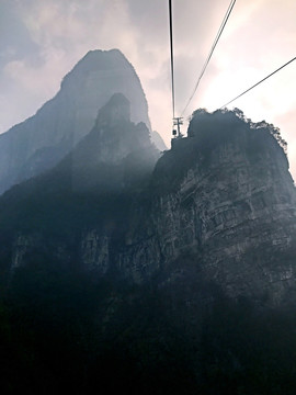 張家界 天門山 著名景點 旅游