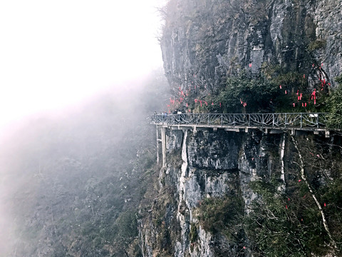 張家界 天門山 著名景點 旅游