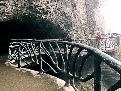 張家界 天門山 著名景點 旅游