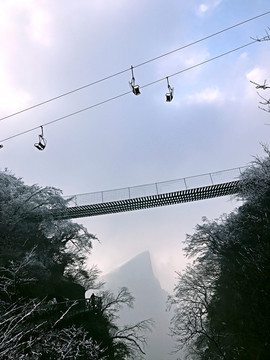 張家界 天門山 著名景點 旅游