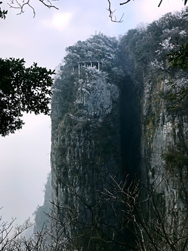 張家界 天門山 著名景點 旅游