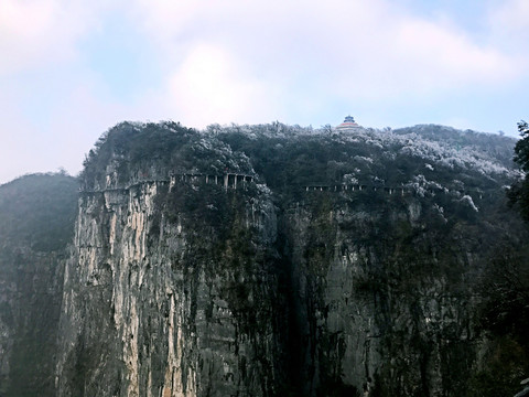 張家界 天門山 著名景點 旅游
