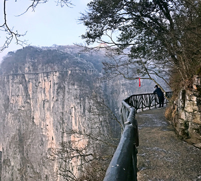 張家界 天門山 著名景點 旅游