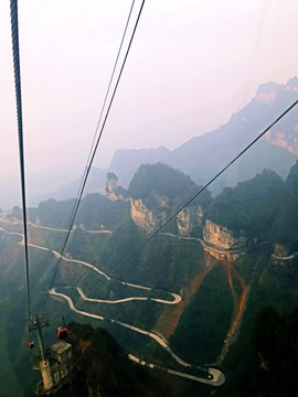 張家界 天門山 索道 著名景點(diǎn)