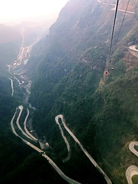 張家界 天門山 索道 著名景點(diǎn)