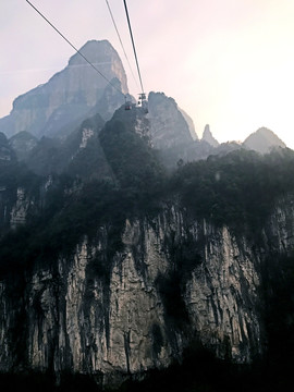 張家界 天門(mén)山 索道 著名景點(diǎn)