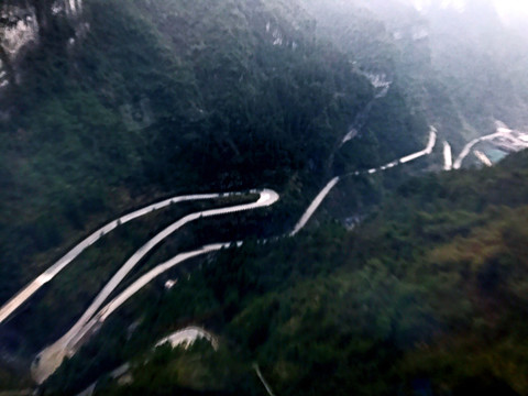 張家界 天門山 著名景點 旅游