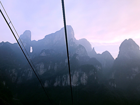張家界 天門山 索道 著名景點(diǎn)