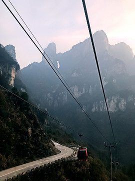 張家界 天門山 索道 著名景點(diǎn)
