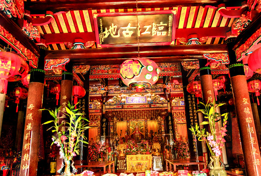 媽祖廟內(nèi)景